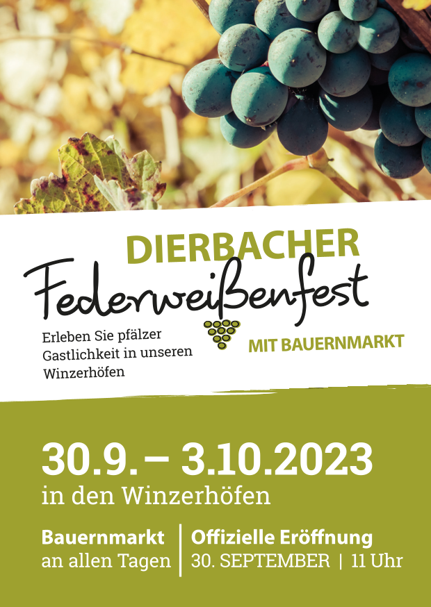 Weinfest Dierbach 2023 Flyer 1
